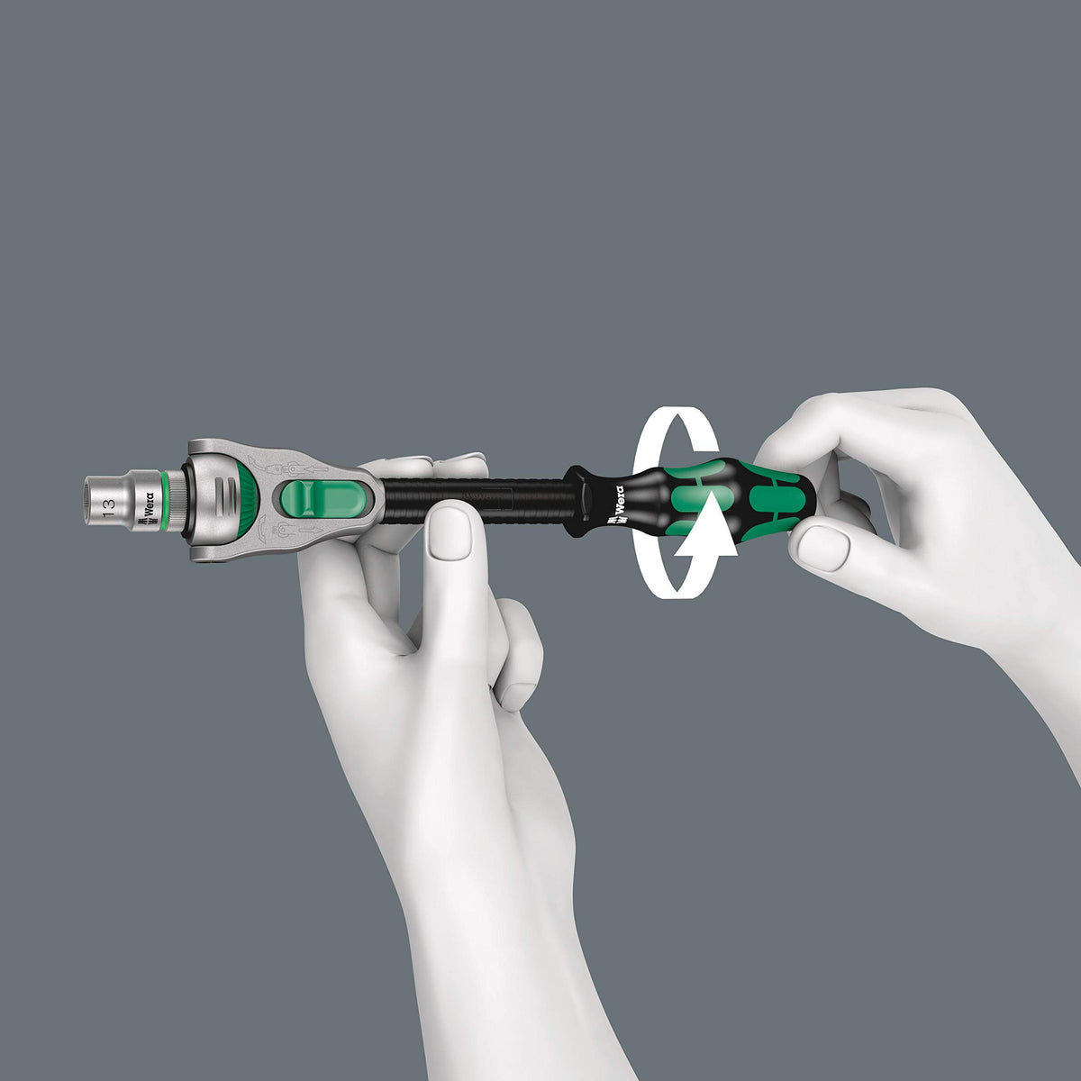 Wera 05004019001 8100 SA 9 Zyklop Imperial Speed Ratchet Set, 28 Piece, 1/4" Drive