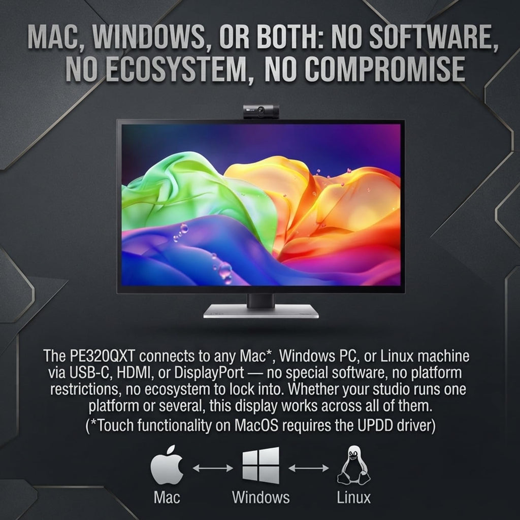 Acer ProDesigner PE320QXT bmiiphcuzx 31.5" 6K Touch Monitor, QD-IPS