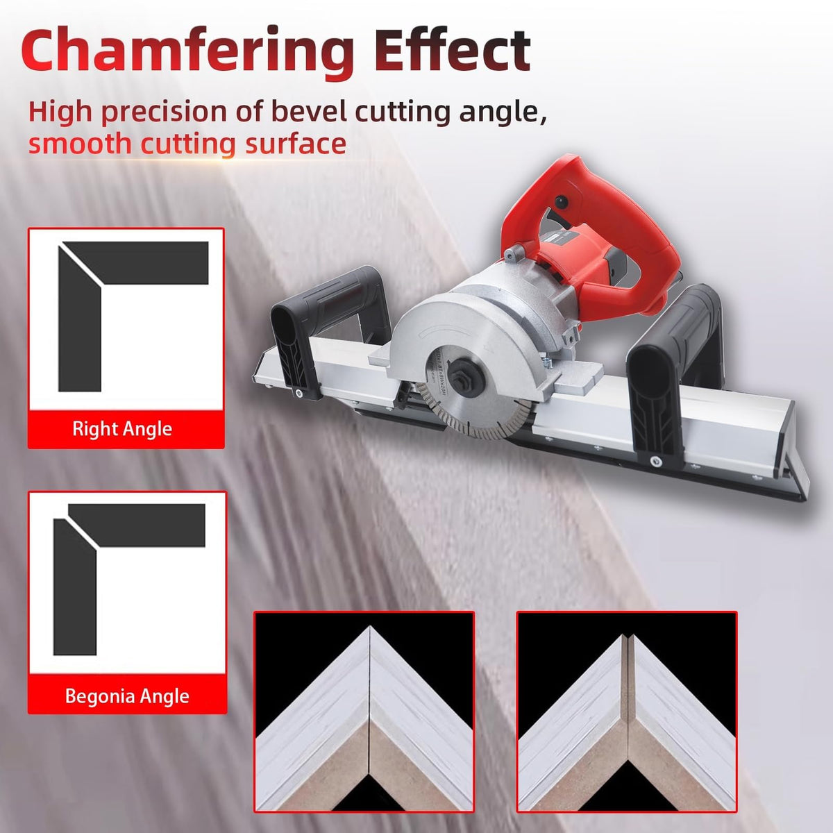 Electric Tile Cutter, 45 Degree Tile Chamfering Tool,1200 W Wet Cutter,Tile Cutter for Bevel Cuts,for Home Improvement