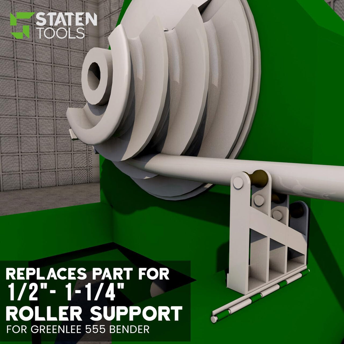00936-2 Conduit Roller Support 1/2 to 1-1/4 In Greenlee