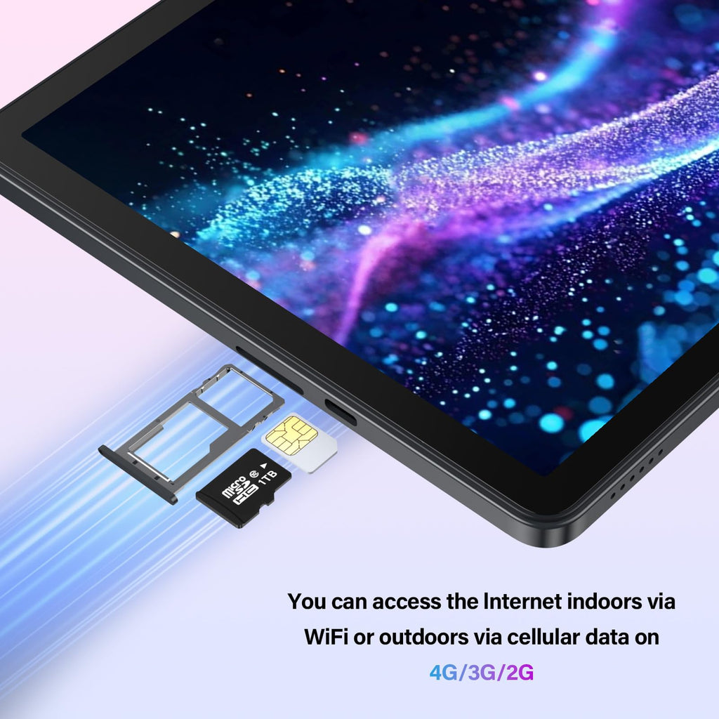 11 Inch-Android 16 Tablet 2026 Latest Update 16GB RAM 128GB ROM 1TB Expandion 5G WiFi Cellular 21MP Dual Camera Octa-core MTK8786.Gemini AI 2.0.Tablets with Keyboard,Mouse,protective film,Case-Gray