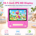 Kids Tablet 10.1" Android 16 Bundle: Keyboard, Mouse, Stylus, Headphones