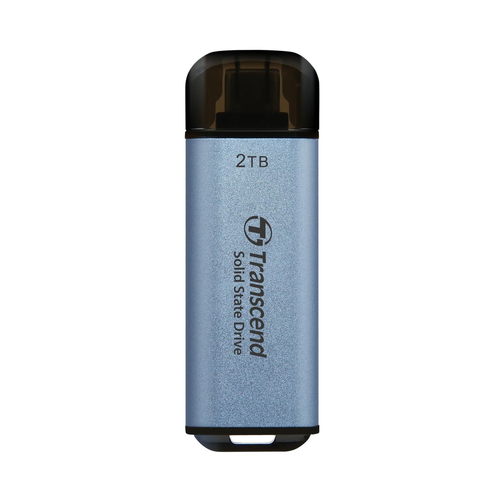 Transcend 1TB ESD300 Portable SSD 1050MB/s Type C, Silver, Thumb Drive