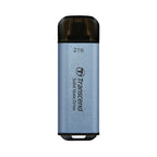 Transcend 1TB ESD300 Portable SSD 1050MB/s Type C, Silver, Thumb Drive