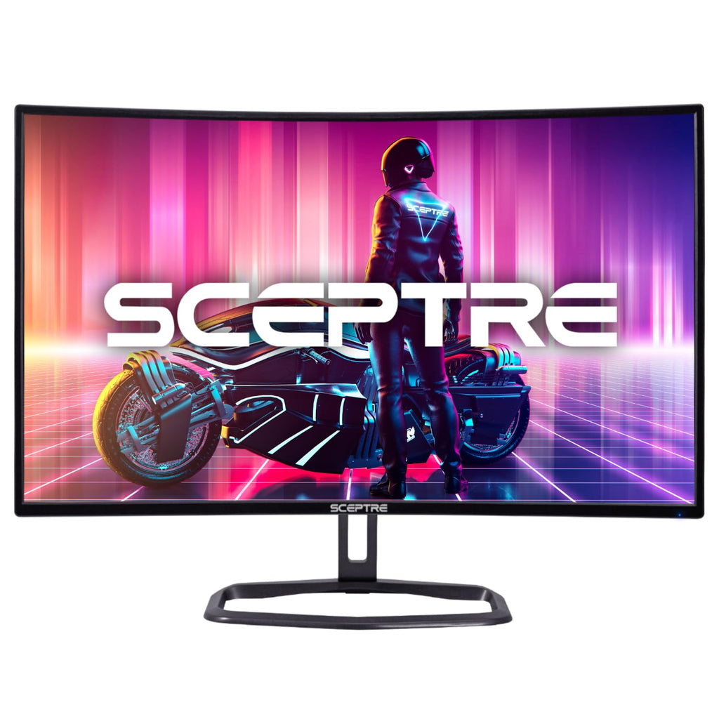 Sceptre 34-inch Curved ultrawide WQHD Monitor (3440 × 1440), R1500, up to 180Hz/165Hz, DisplayPort x2, 99% sRGB, 1ms, Built-in Speakers, Machine Black, 2025 (C345B-QUT168)