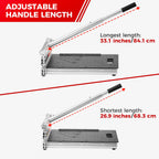 17mm Thick Laminate Floor Cutter with Extra Blade & Wheels,13In Lvp Cutter
