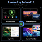 13.4‑inch Android 16 Tablet, 36GB RAM + 256GB ROM (Expand to 2TB)