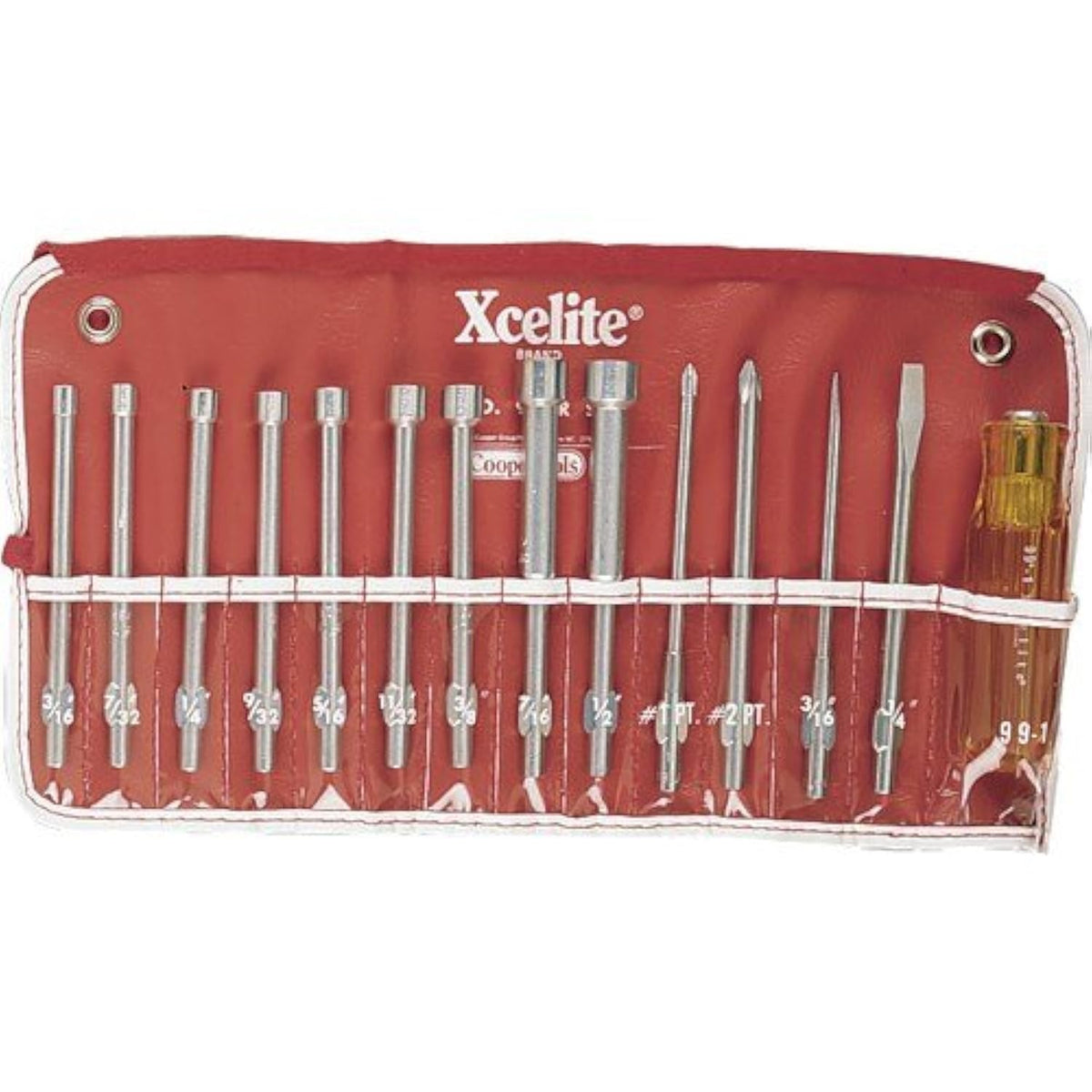 Xcelite 99PR 14-Pc. Tool Kit in Roll Pouch