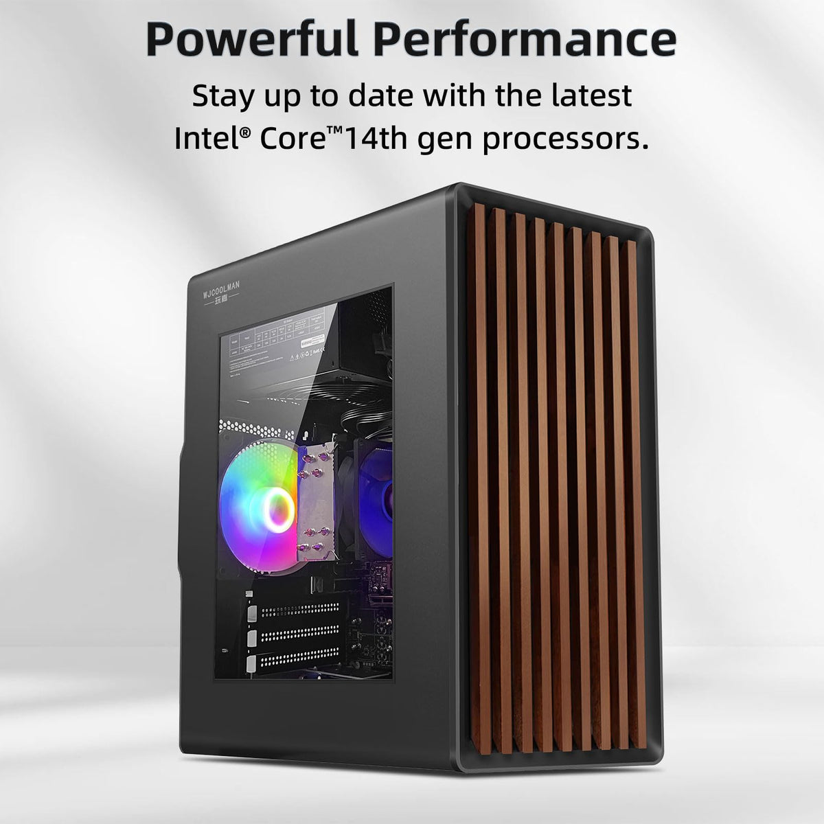 Tower Business Desktop Computer PC - Intel 14th Generation Core i7-14650HX ，16 cores and 24 Threads, 32GB DDR4 3200 RAM, 1TB M.2 NVME SSD,Windows 11 Home,WiFi，HDMI,RJ-45,Wired Keyboard & Mouse.