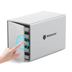 Yottamaster 5 Bay External Hard Drive Enclosure with Cooling Fan for 2.5/3.5" SATA HDD/SSD, Direct Attached Storage, Aluminum USB 3.1 Type-C HDD Enclosure Up to 110TB(5x22TB) - PS500C3