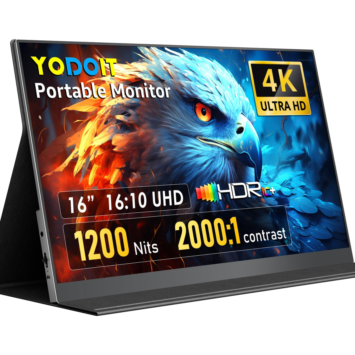 Yodoit 24'' 144Hz Portable Monitor 145%sRGB QLED 450Nits Gaming Monitor