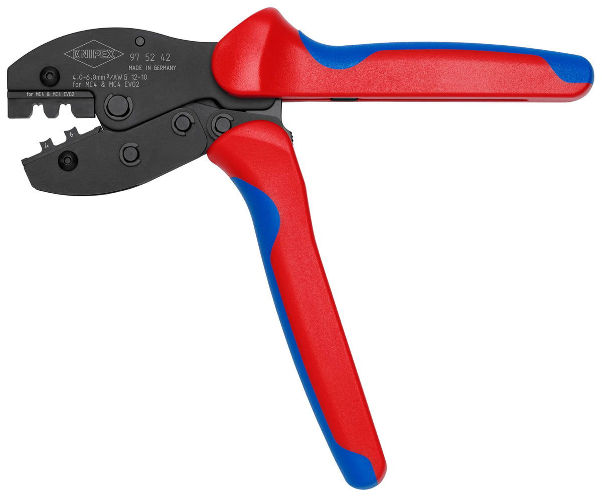 KNIPEX Tools 97 52 42 KNIPEX PreciForce® Crimping Pliers For MC4/MC4 EVO 2, 8-1/2"