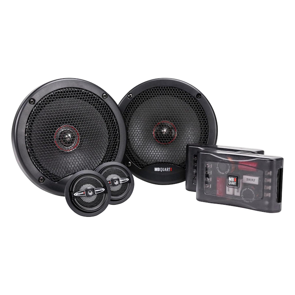 MB Quart Premium 6.5 Inch 240W 2-Way Component Car Speaker System