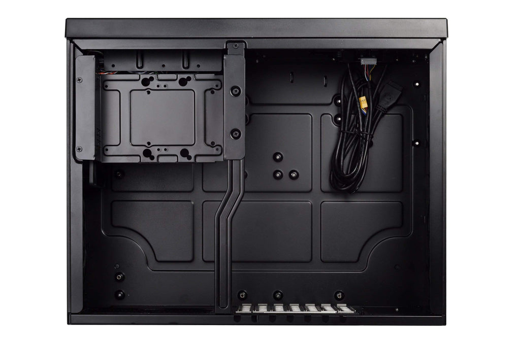 SilverStone Technology Grandia Series Aluminum HTPC Computer Case for ATX / SSI-CEB - Black (GD09B)