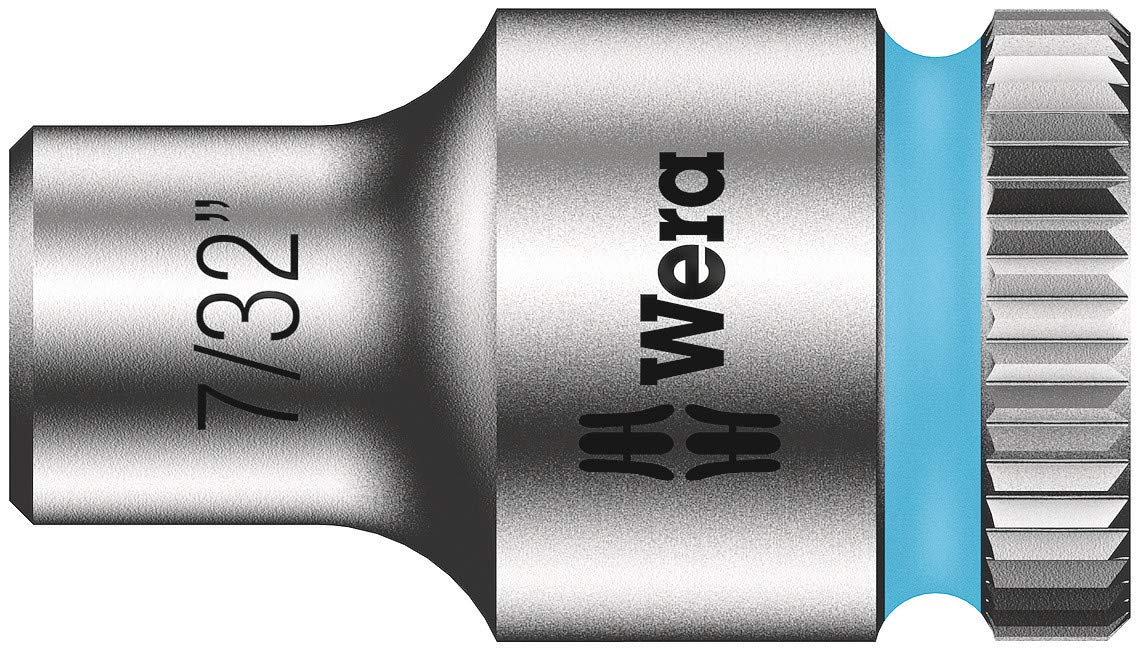 Wera 05004019001 8100 SA 9 Zyklop Imperial Speed Ratchet Set, 28 Piece, 1/4" Drive