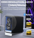 Edifier QR65 RGB Light Desktop Active Monitor, 70W RMS, Hi-Res Audio, Black