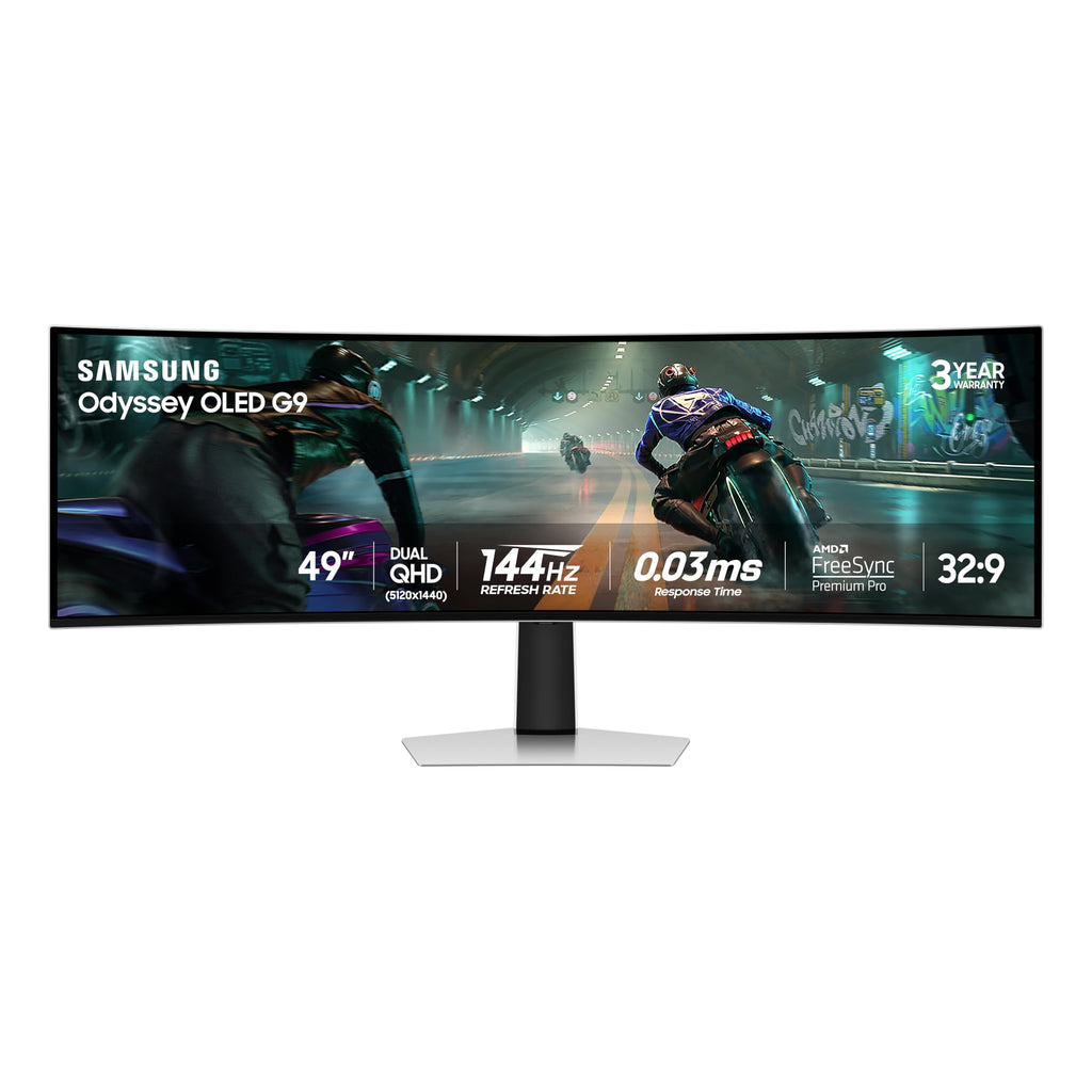 Samsung 49" Odyssey OLED G9 (G91SD) Dual QHD QD-OLED Curved Gaming Monitor