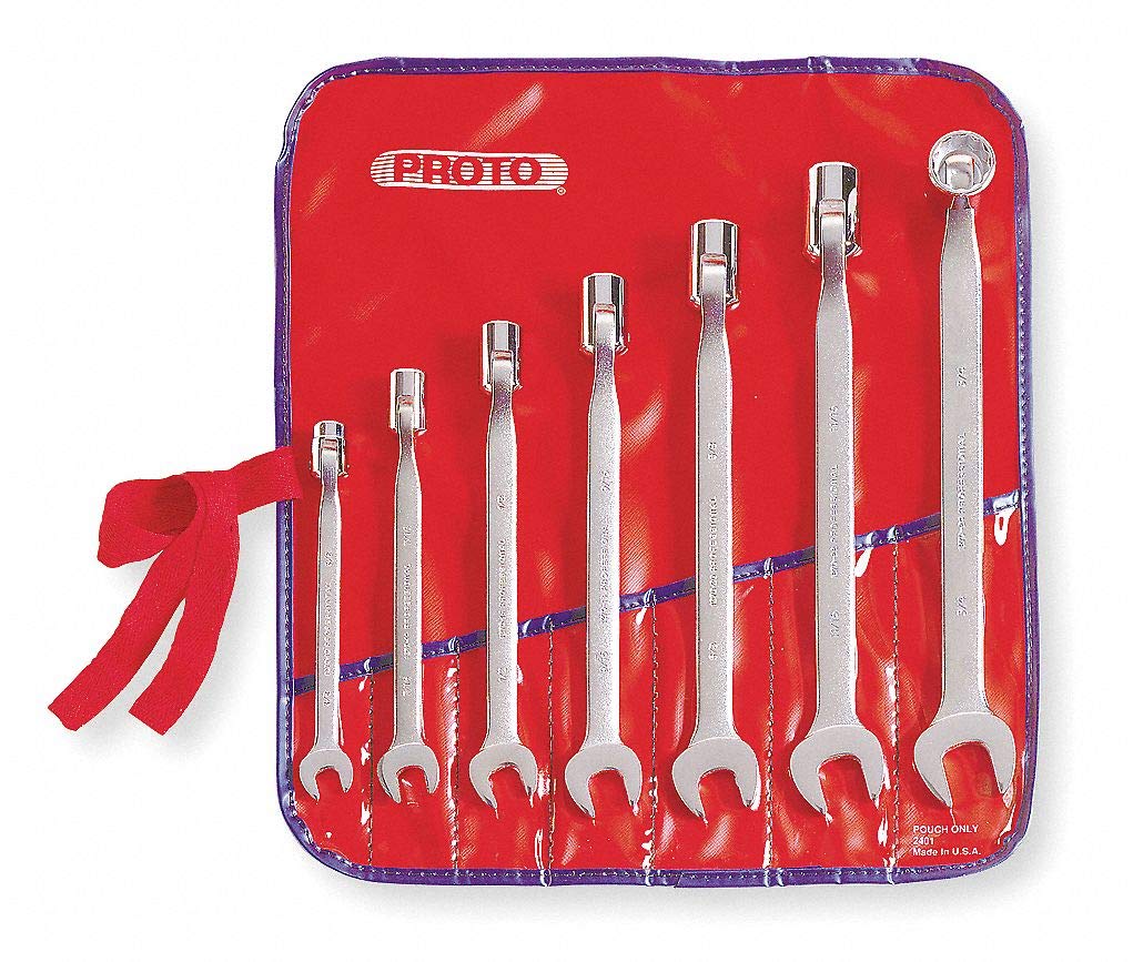 7 Piece Flex-Head Wrench Set 12 PT