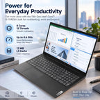 Lenovo V15 G4 i5 Business Laptop, 15.6″ FHD Anti-Glare Display, Intel i5-13420H (8-Core, Beat i7-1355U), 16GB DDR5 RAM, 256GB SSD, WiFi6, Bluetooth5.2, Windows 11 Home, with 5ave 6-in-1 Accessory Kit