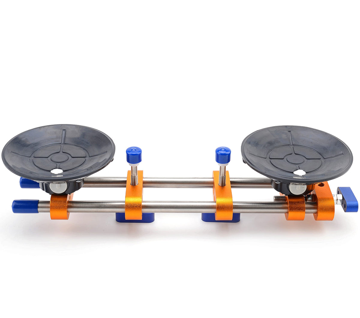 Seamless seam Setter with 6" Suction Cups for Seam Joining & Leveling/Professional Countertop, granite， Stone, Marble Slab Installation. (double pole 2 PCS)