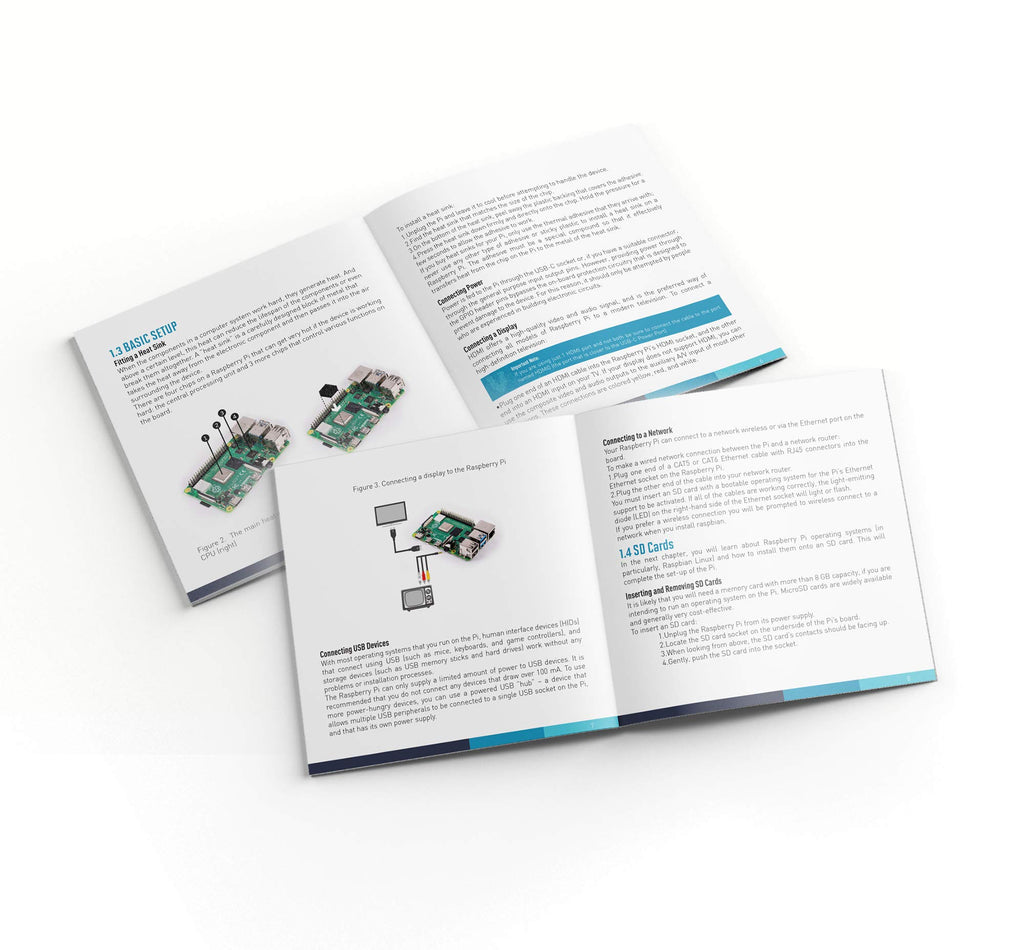 Vilros Raspberry Pi 4 Complete Starter Kit- Includes Raspberry Pi 4 Board, Fan Cooled Case, 64GB Preloaded Micro SD Card and More (8GB, Clear Transparent Case)