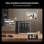 UGREEN NAS DXP4800 GT 4-Bay for Creators, Tech Enthusiasts and Office Teams