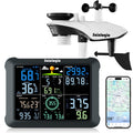 Sainlogic WiFi Smart Weather Station 14-in-1 with 24/7 Accurate Weather Forecast by Weatherseed AI, 8.5" Large Display, Wind Gauge, 2-Year Data Storage & Export (Only 2.4G)