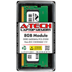 A-Tech 8GB DDR5 6400MHz PC5-51200 (PC5-6400B) CL52 CSODIMM Non-ECC RAM Memory Upgrade Module for Laptop, Notebook Computers