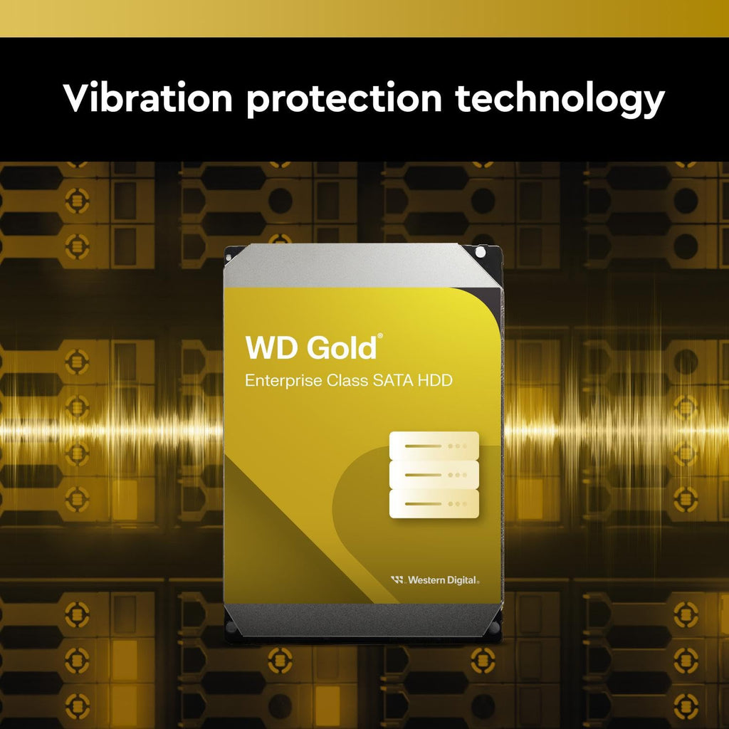 Western Digital 1TB WD Gold Enterprise Class Internal Hard Drive - 7200 RPM Class, SATA 6 Gb/s, 128 MB Cache, 3.5" - WD1005FBYZ