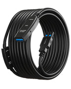 MutecPower 100 Feet Active USB Extension Cable 3.0 Male to Female with 3 Extension chipsets Signal Booster - Repeater Cord 30 Meters / 100 Feet (AC Power Supply Included)