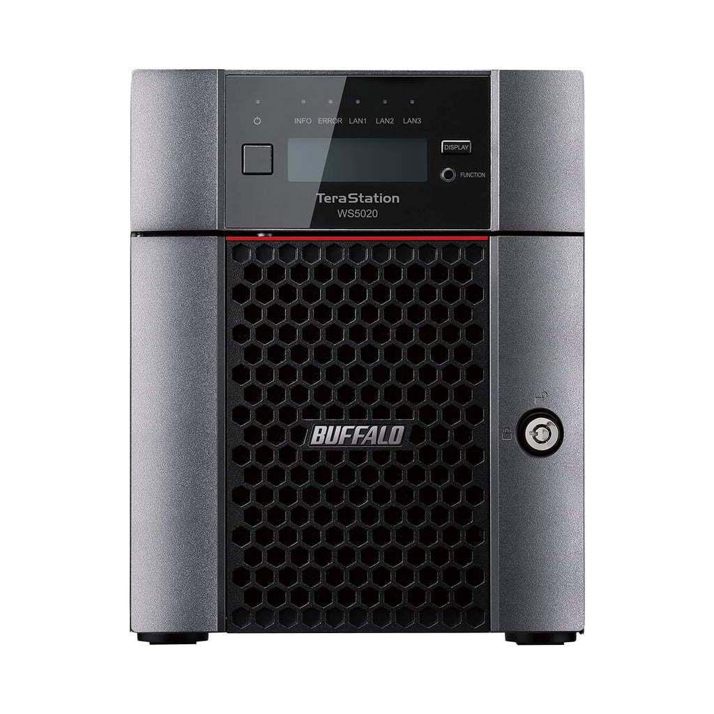 BUFFALO TeraStation WS5420DN 4-Bay Windows Server IoT 2025 Desktop NAS 32TB (4x8TB) w/HDD Included