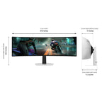 Samsung 49" Odyssey OLED G9 (G91SD) Dual QHD QD-OLED Curved Gaming Monitor