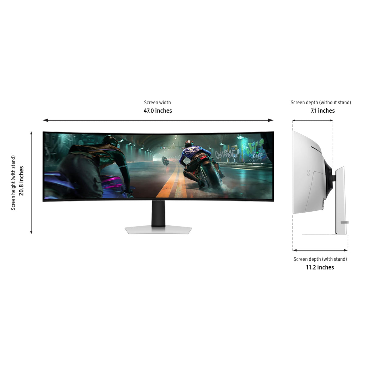 Samsung 49" Odyssey OLED G9 (G91SD) Dual QHD QD-OLED Curved Gaming Monitor