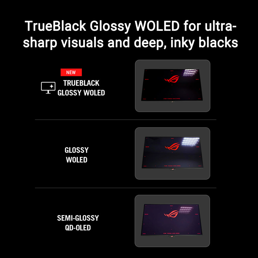 ASUS ROG XG27AQDMGR 27 Inch 1440p 240Hz Glossy OLED HDR Gaming Monitor