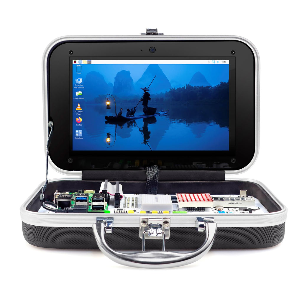 ELECROW CrowPi Case Kit for Raspberry Pi 5, 9-Inch Display