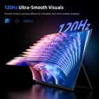 EVICIV Portable Monitor 18.5” 120Hz, 125% sRGB FreeSync 1ms Gaming Monitor
