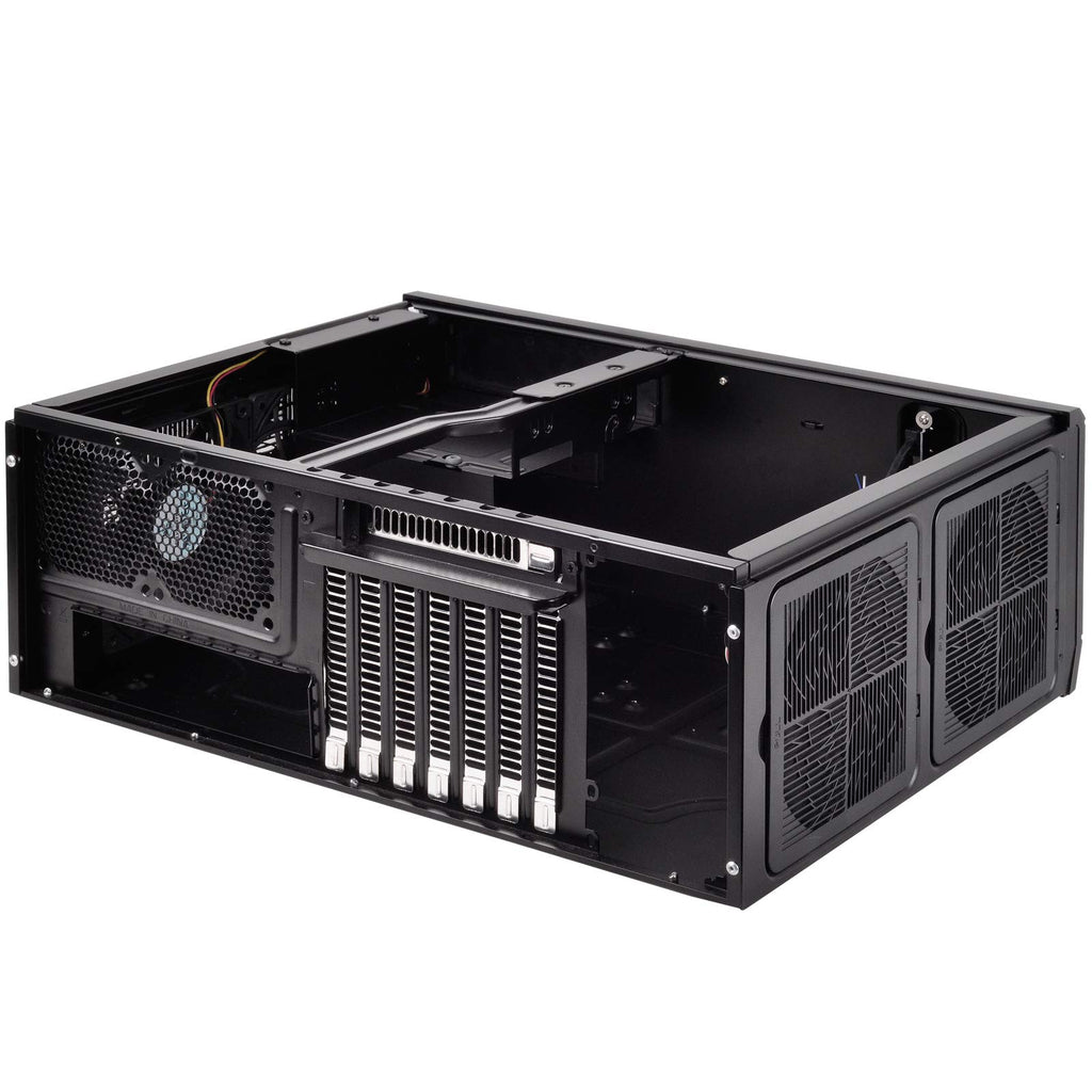 Silverstone Technology GD10B Home Theater Computer Case (HTPC) with Lockable Front Panel for ATX/Micro-ATX Motherboards GD10B-x