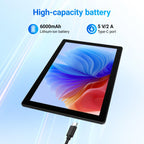 Android 16 Tablet 10 Inch, 24GB RAM 64GB ROM 1TB,HD IPS,Fast WiFi 6, BT 5.4