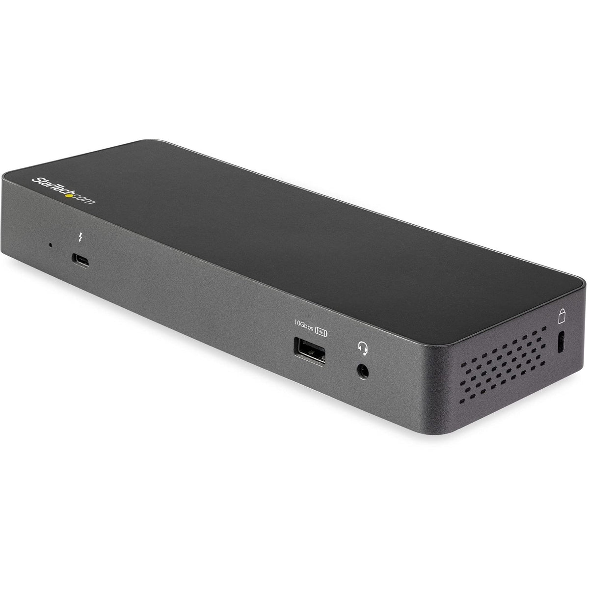StarTech.com Thunderbolt 3 Dock w/ USB-C Compatibility - Dual Monitor 4K60Hz DisplayPort Laptop Docking Station - 60W PD, GbE, 5x USB Hub - TB3 / USB 3.1 Gen 2 10Gbps Dock - Windows & Mac (TB3CDK2DP)