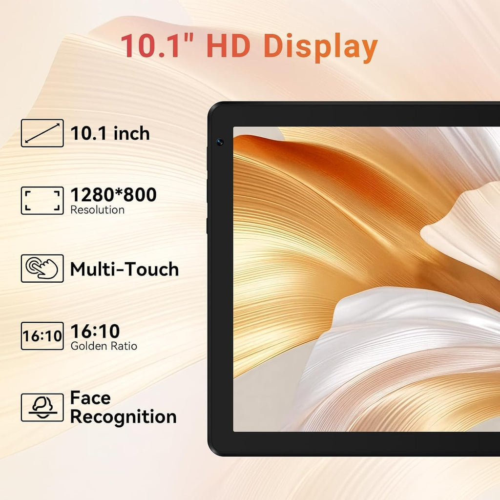Tablet,10.1" Android 16 Tablet Octa-core 36GB+128GB Dual Camera