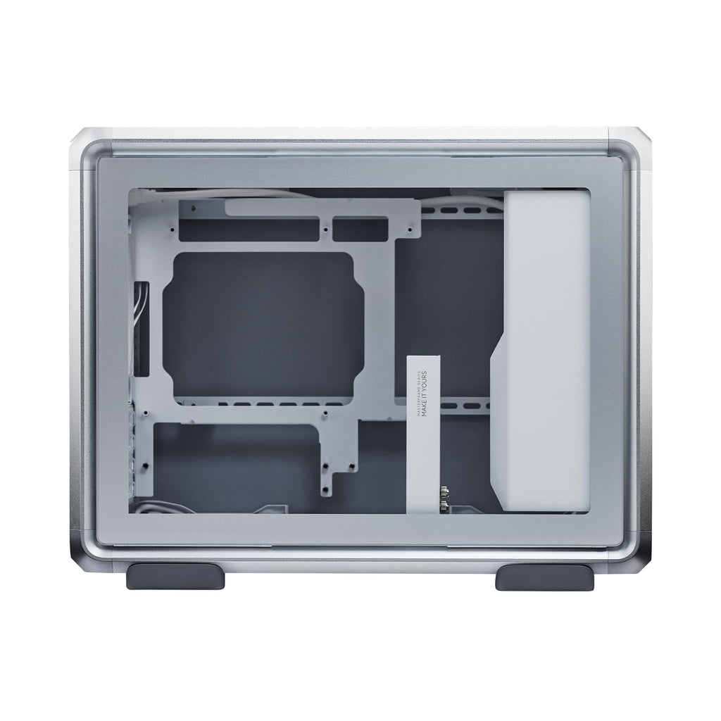 Cooler Master MasterFrame 400 Micro-ATX Case, High Airflow 360mm AIO Silver