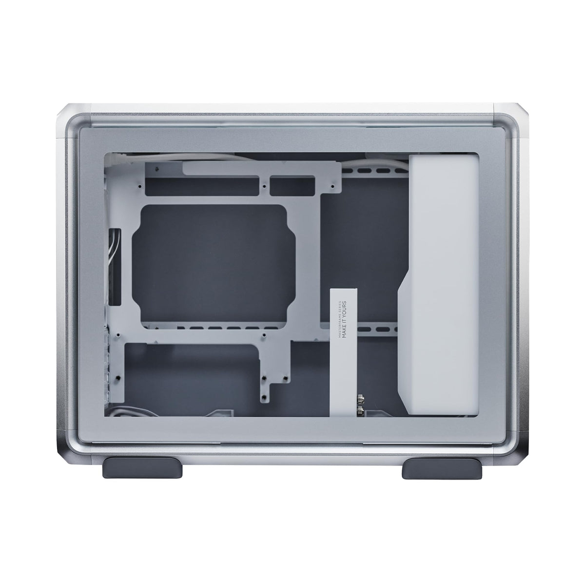 Cooler Master MasterFrame 400 Micro-ATX Case, High Airflow 360mm AIO Silver