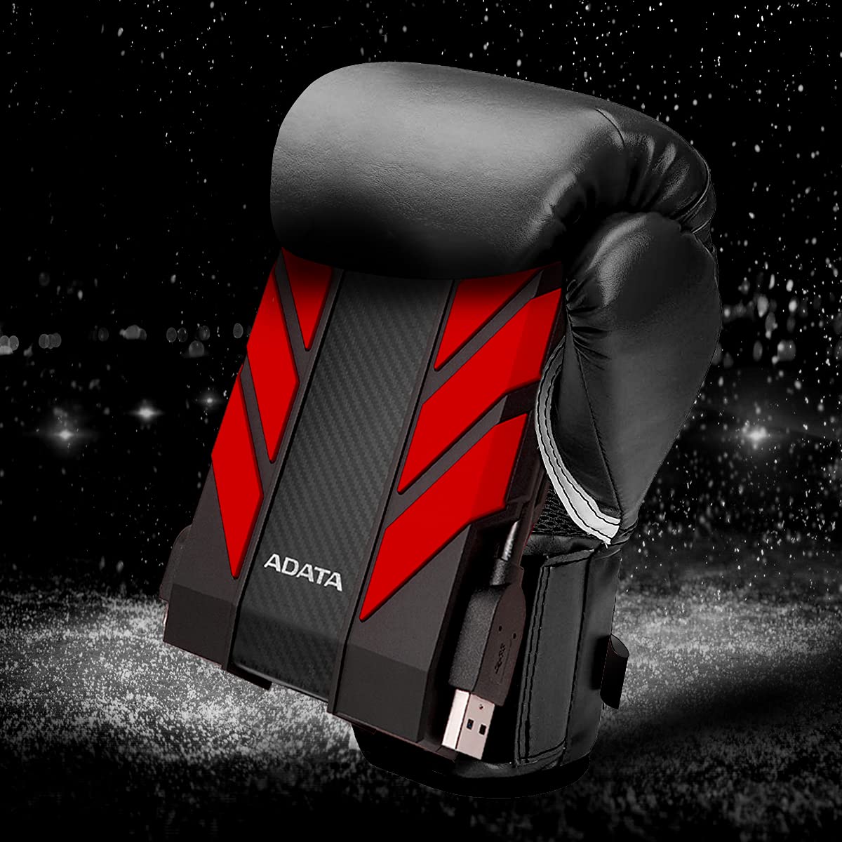 ADATA HD710 Pro External Hard Drive, Red, 1TB