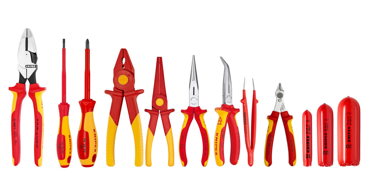 KNIPEX Tools 9K 00 80 168 US 12 Pc 1000V Insulated Electrical Vehicle (EV) Set