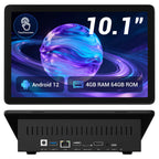15.6" All-in-One Industrial Panel PC, Android 12 Fanless Tablet RK3399 4GB RAM/64GB ROM, Rugged Embedded Touchscreen Computer 1920 * 1080 IPS，WiFi 5 Bluetooth 4.2 for Automation/Kiosk/Bar/Warehouse