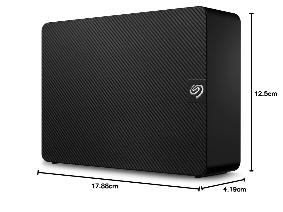 Seagate Expansion STKP6000400 6 TB Desktop Hard Drive - External - Black, 7" x 1.6" x 4.9"