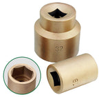 CS Unitec | Non-Sparking & Non-Magnetic Aluminum Bronze Impact Socket Set | 1-7/16 inch 6 Point Socket, 3/4 inch Drive