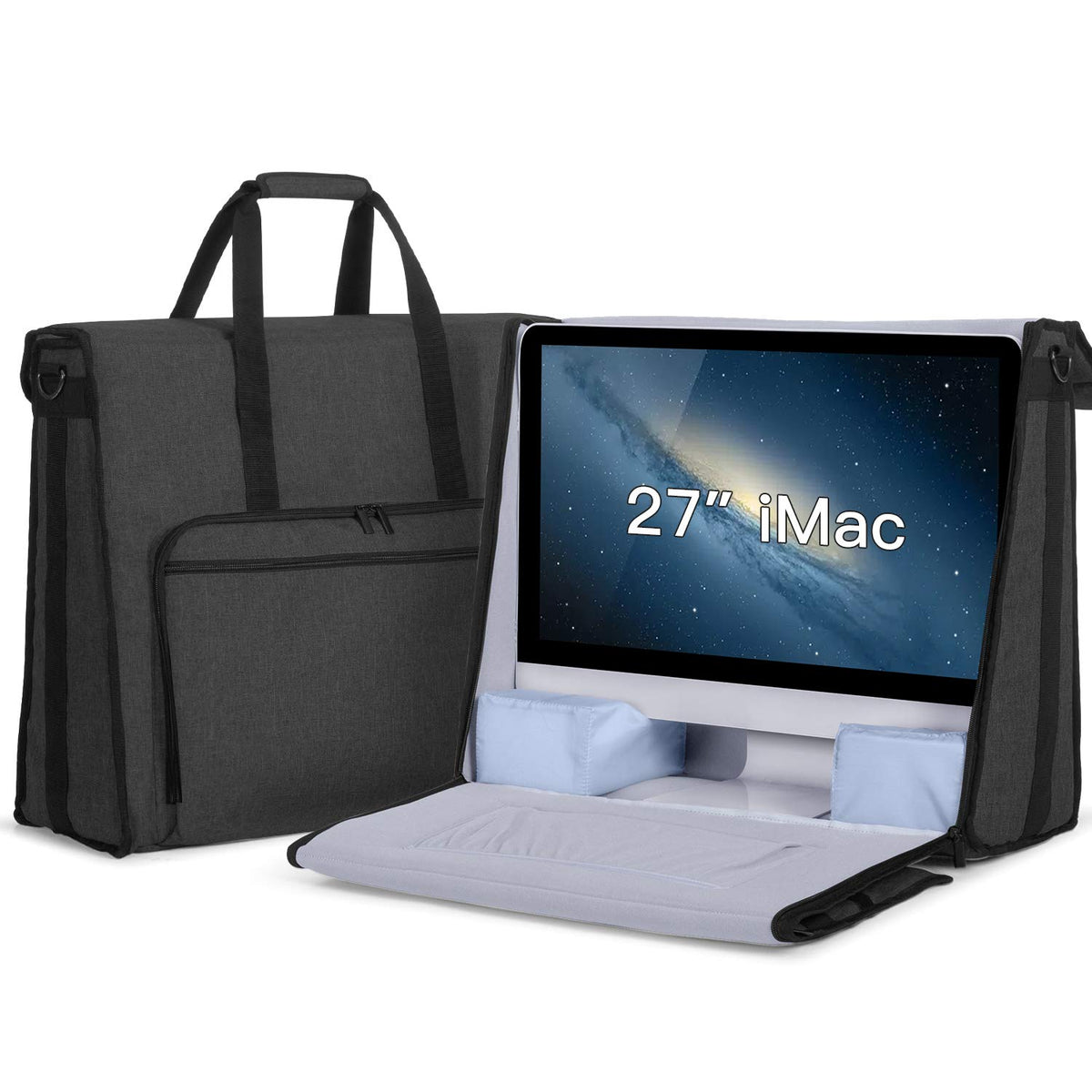 Damero Carrying Case Tote Bag for 21.5" Desktop Computer, Black