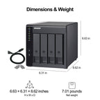 QNAP TR-004 4 Bay USB Type-C Direct Attached Storage (DAS) with hardware RAID (Diskless)