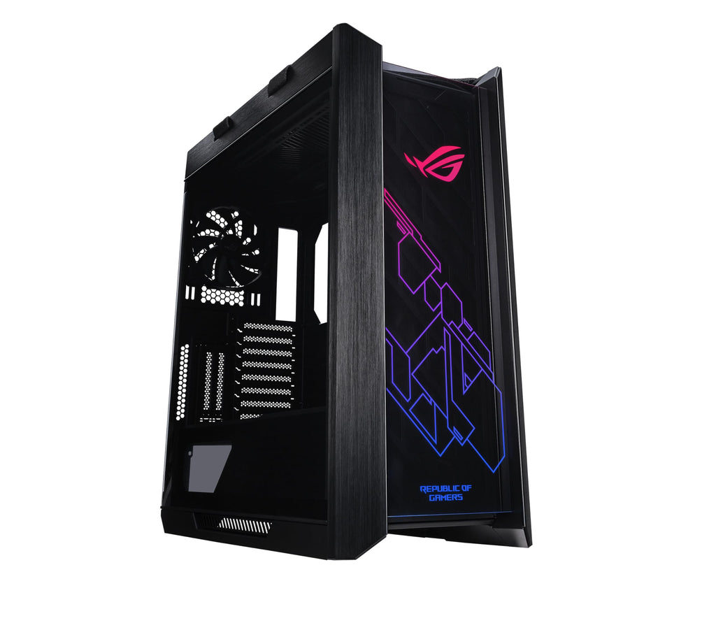 ASUS ROG Strix Helios II EATX Gaming PC case, with Dual Tempered Glass Side Panels, Support for Graphics Cards up to 450mm, Graphics Card Braces, Support up to 420mm radiators, 2 Year Warranty